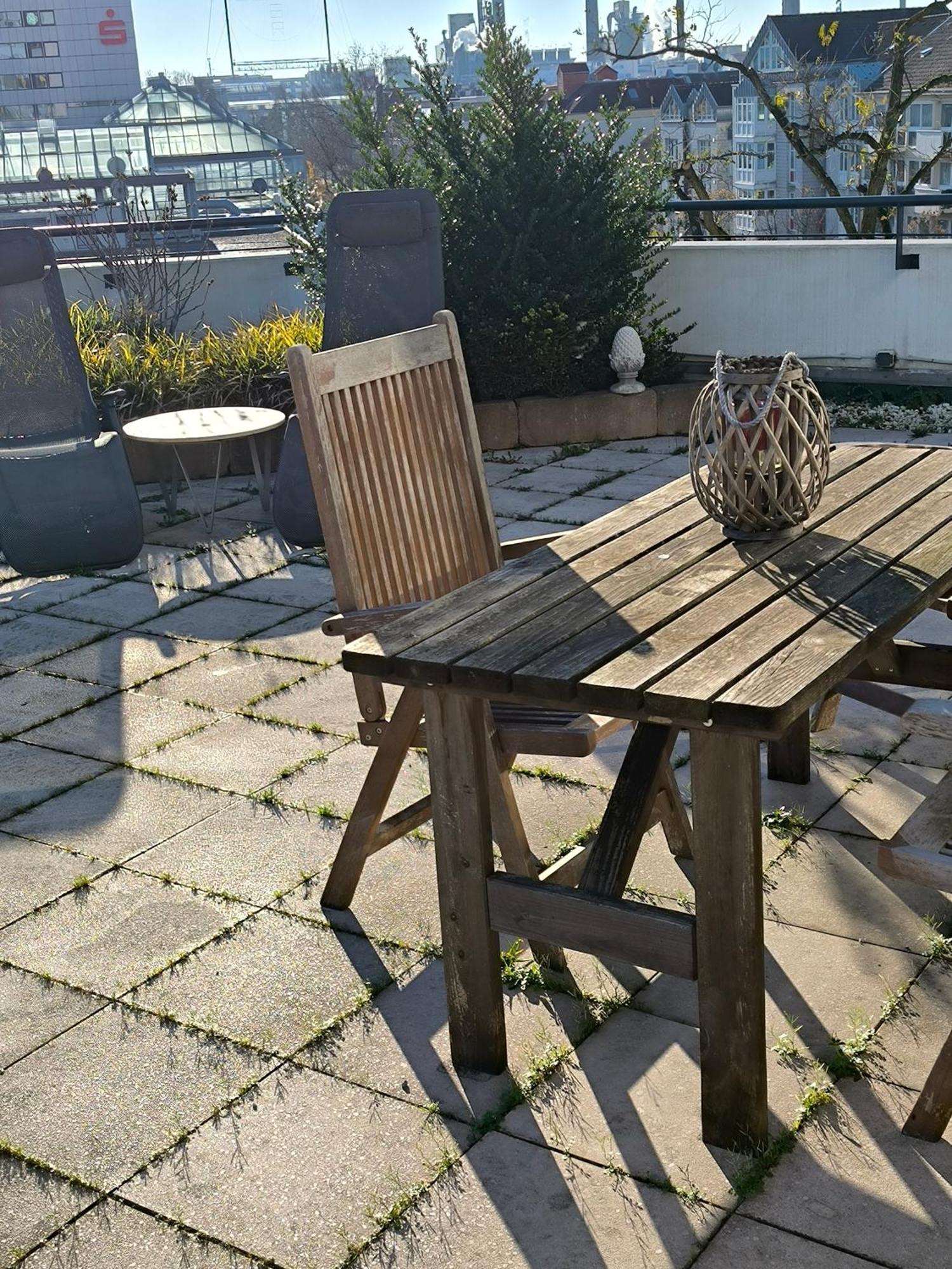Im Herzen Von Wiesdorf- Blick Auf Das Bayer-Kreuz -Appartement Mit 2 Schlafzimmern-Fuer 3 Personen -Zentral Gelegen - Friedrich Ebert Platz 5A , 4Te Etage - Dachterrasse Und Sauna - Kaution Pflicht - 勒沃库森 外观 照片